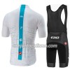 Conjunto Maillot + Culotte Corto con tirantes 2018 Team Sky N001